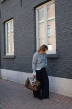 Paisley print sjaaltje grijs