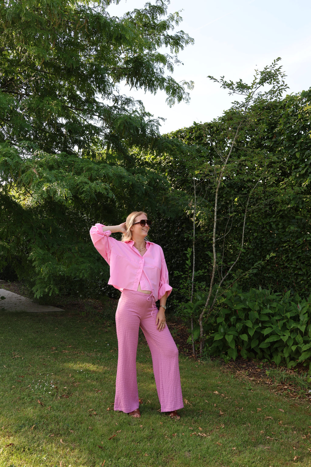 Kato balloon hemd roze