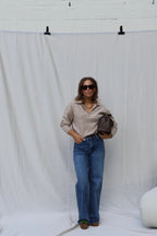 Jolie wide leg jeans dark denim