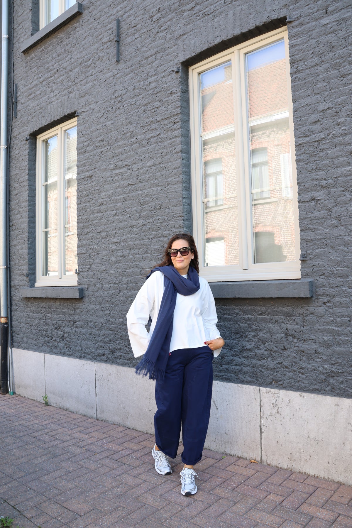 Hope cargo broek inktblauw