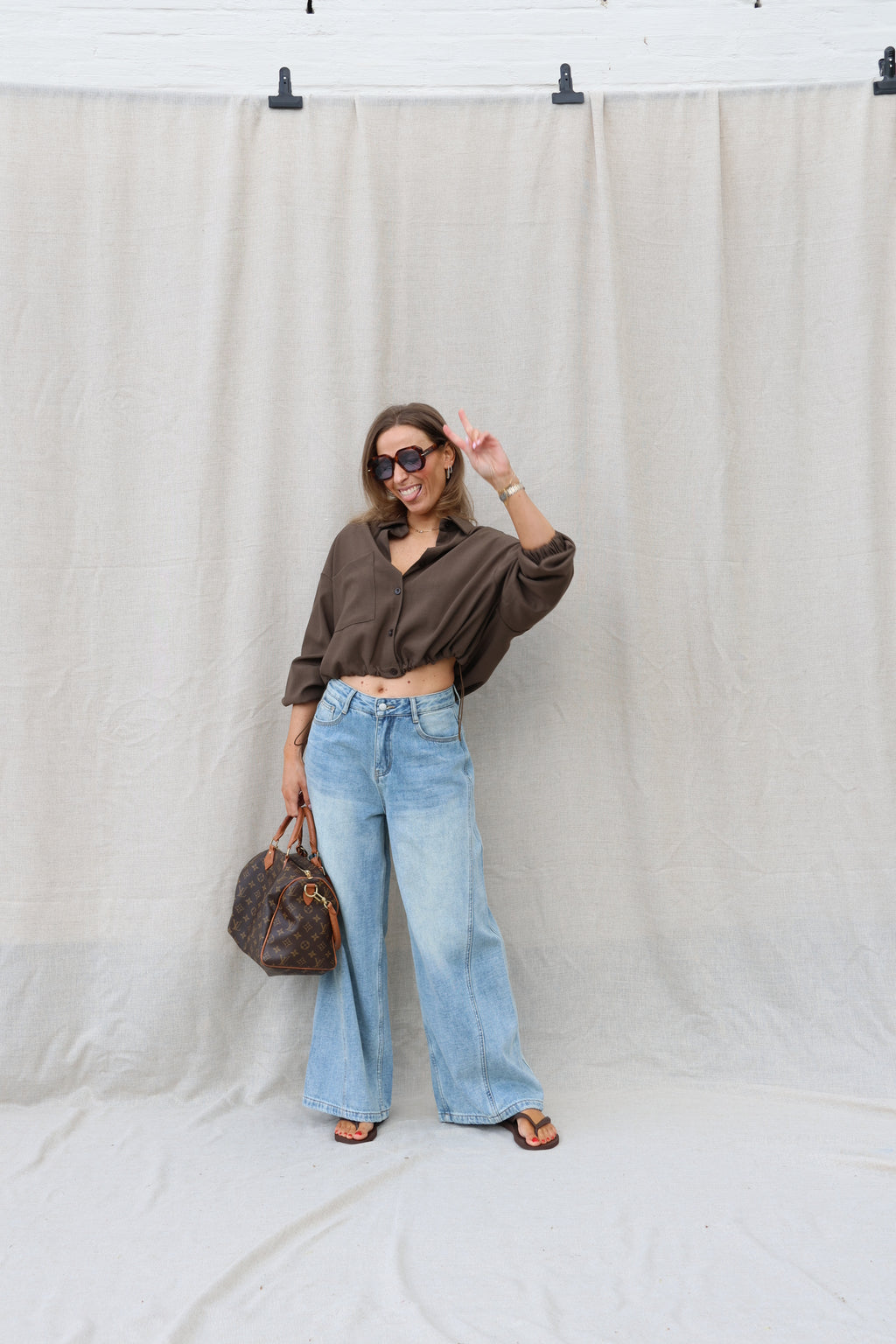 Blake wide leg jeans