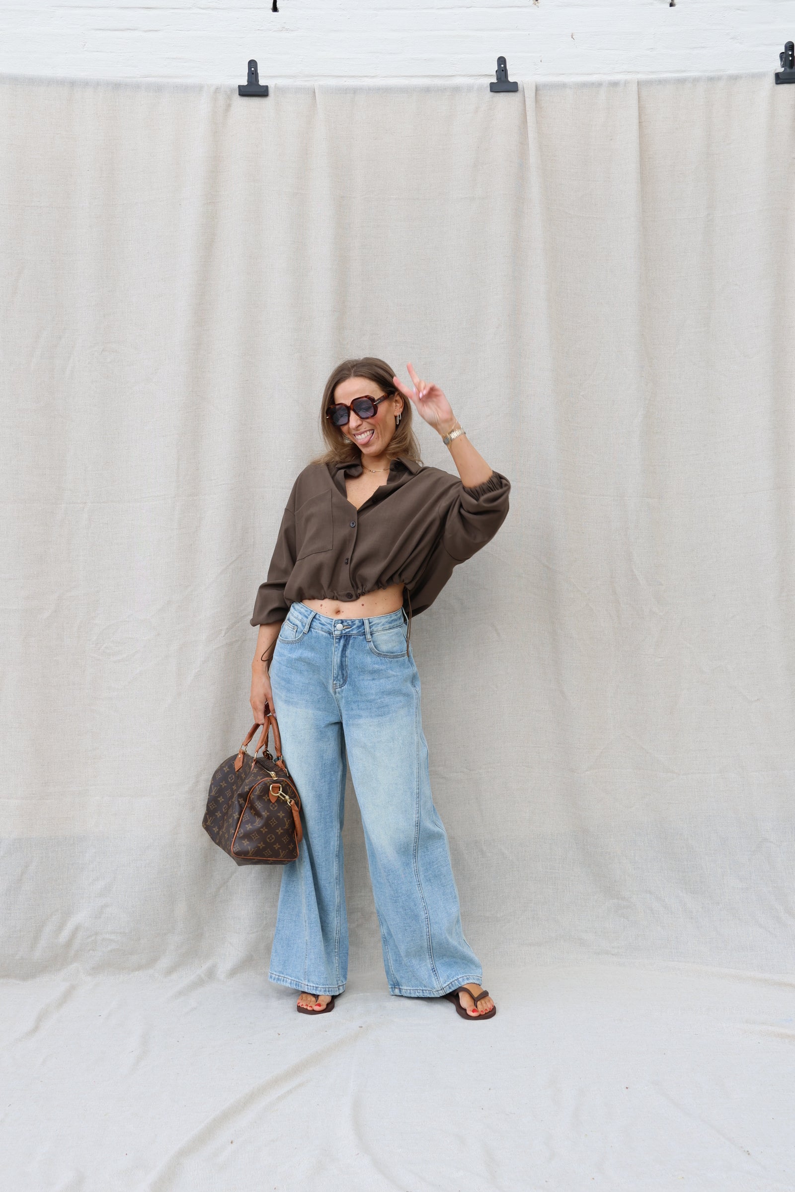 Blake wide leg jeans