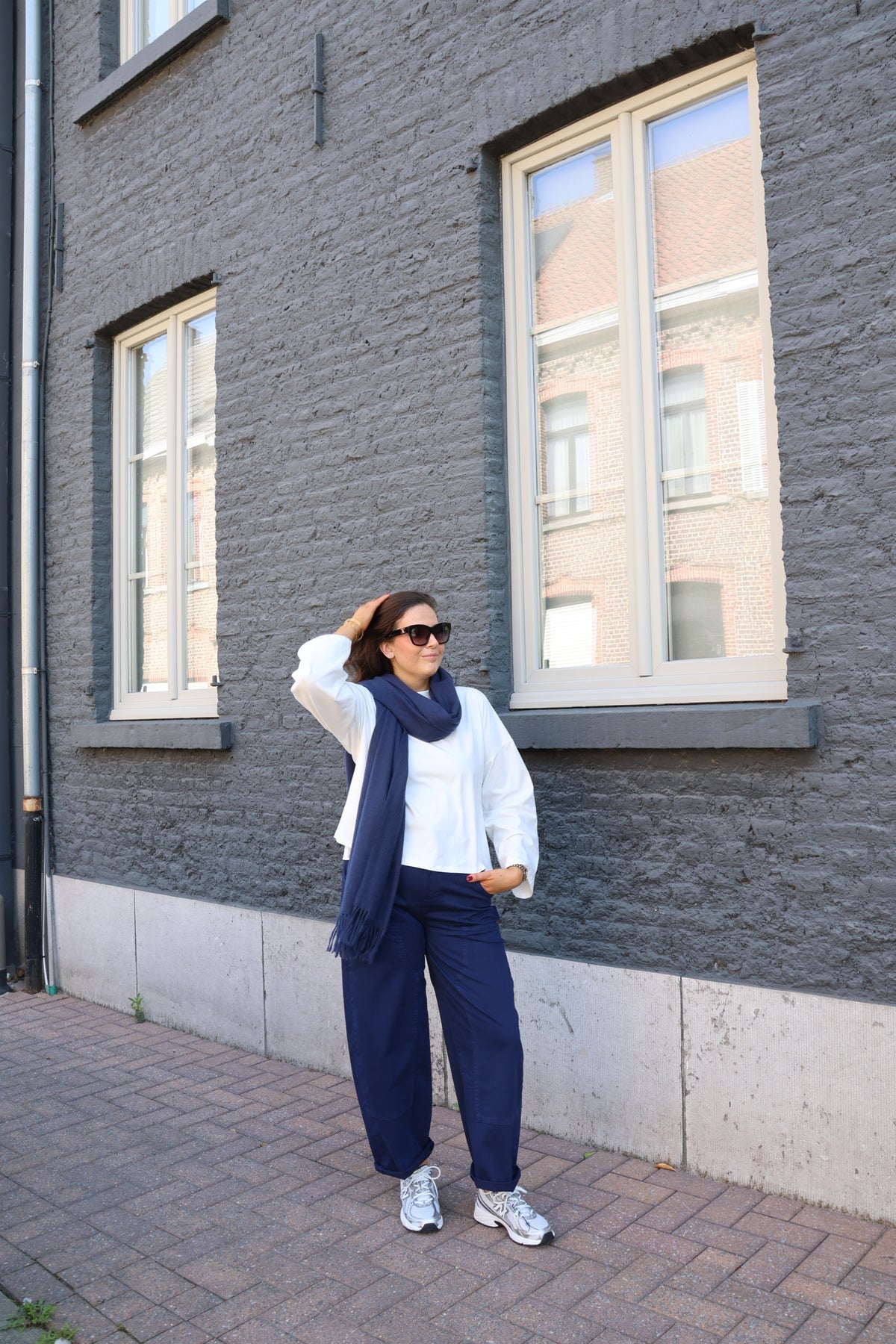 Hope cargo broek inktblauw