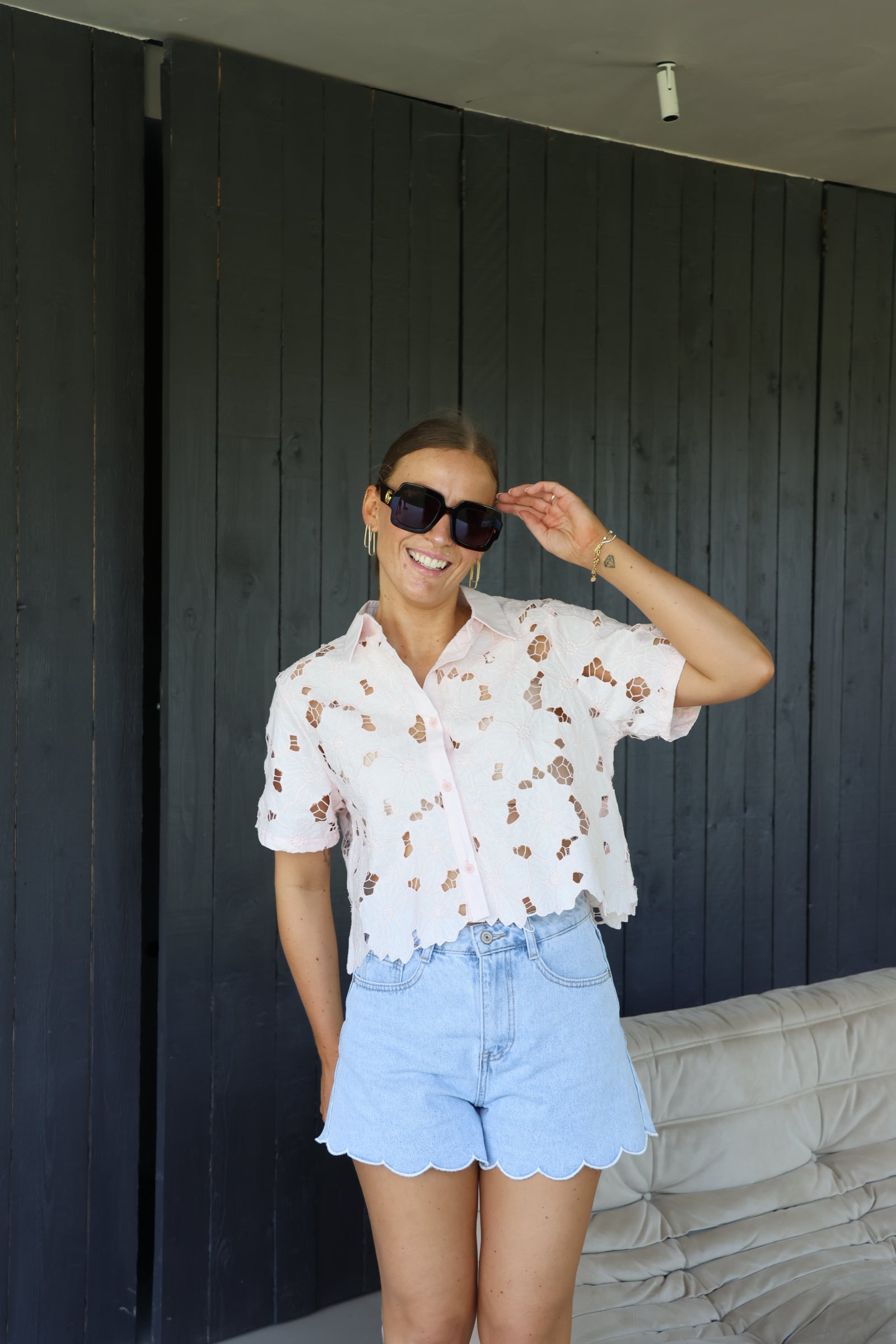 Esmée detail blouse lichtroze
