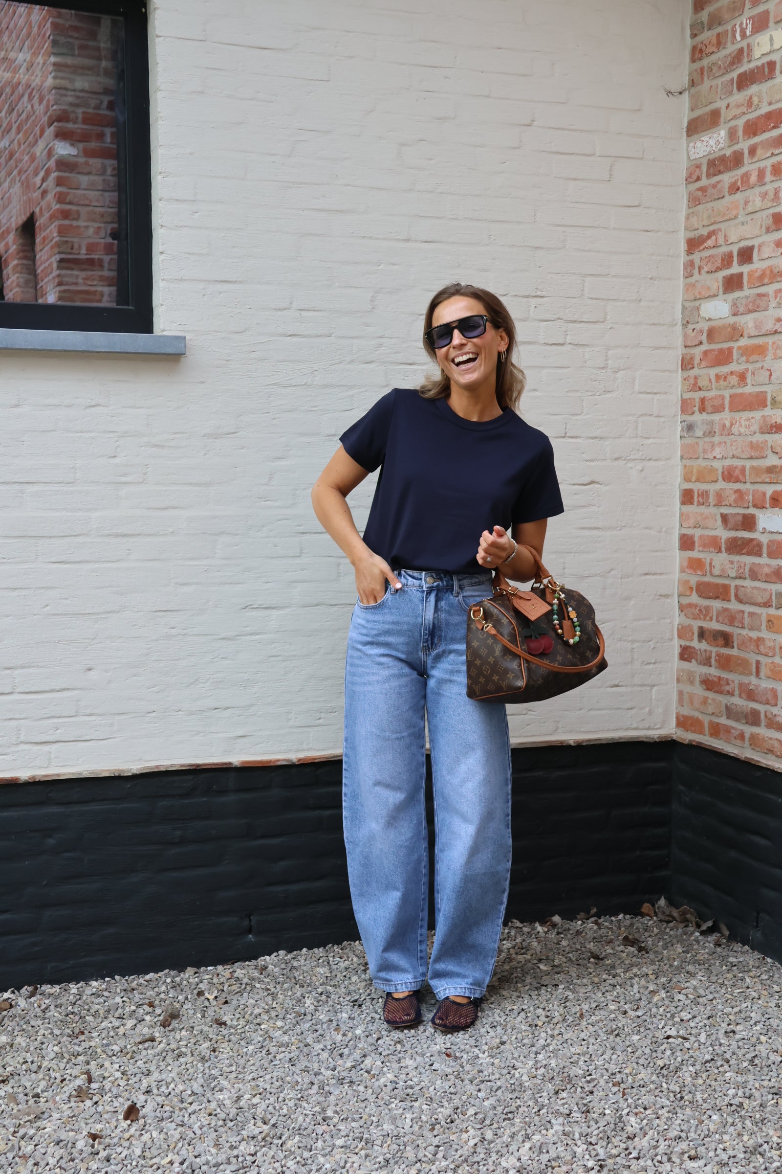 Marie musthave T-shirt marine