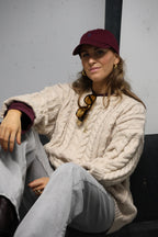 Romée cable knit beige