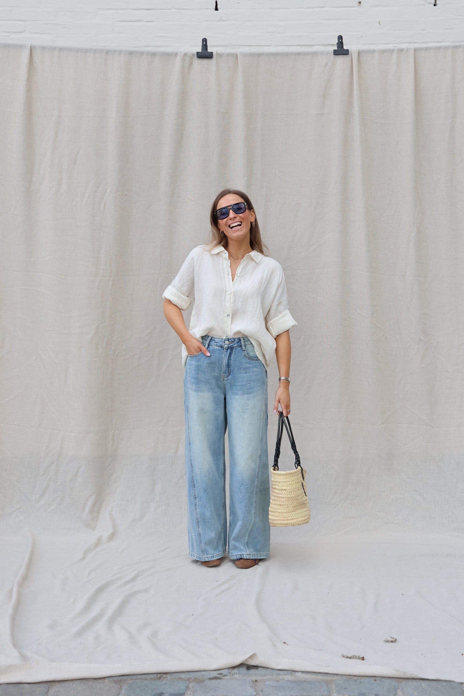 Blake wide leg jeans