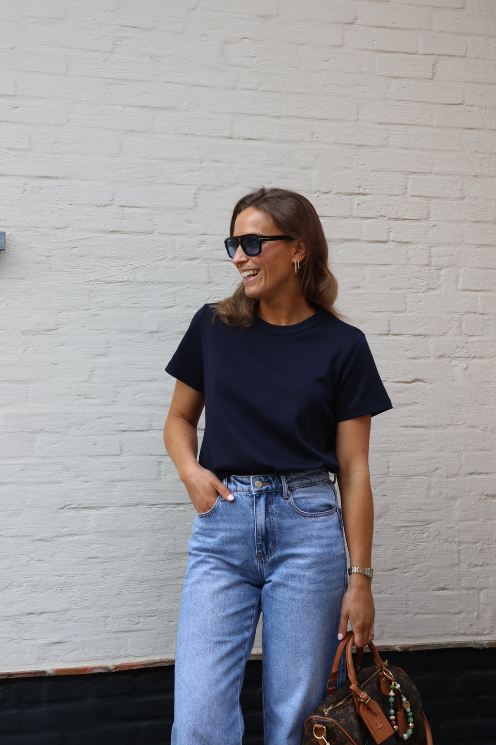 Marie musthave T-shirt marine