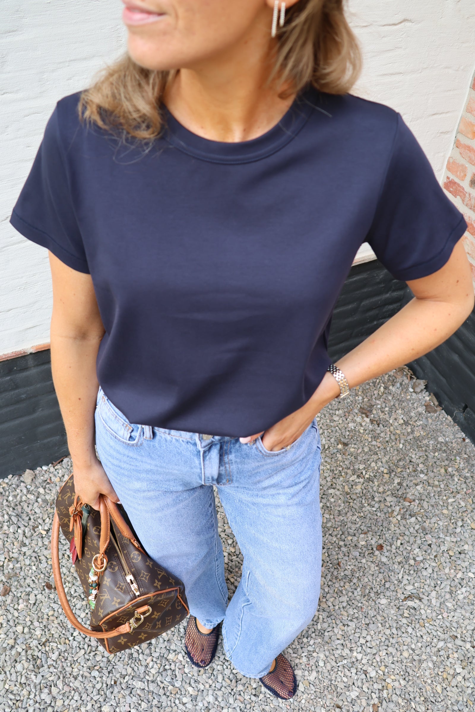 Marie musthave T-shirt marine