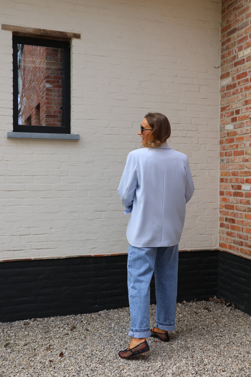 Helena blazer lichtblauw