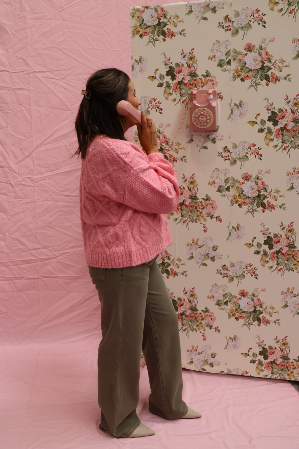 Edith straight kaki jeans