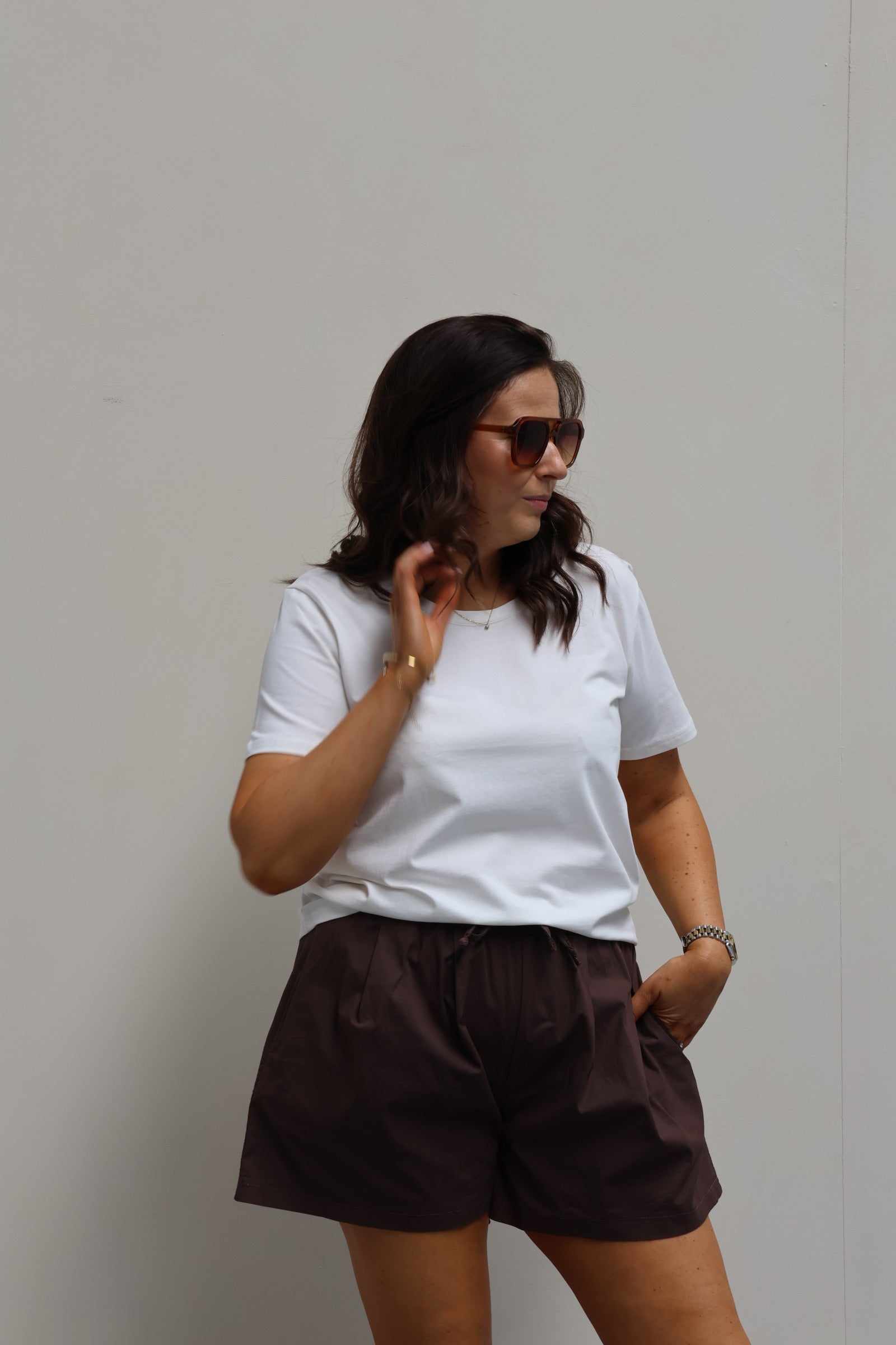 Belle T-shirt wit