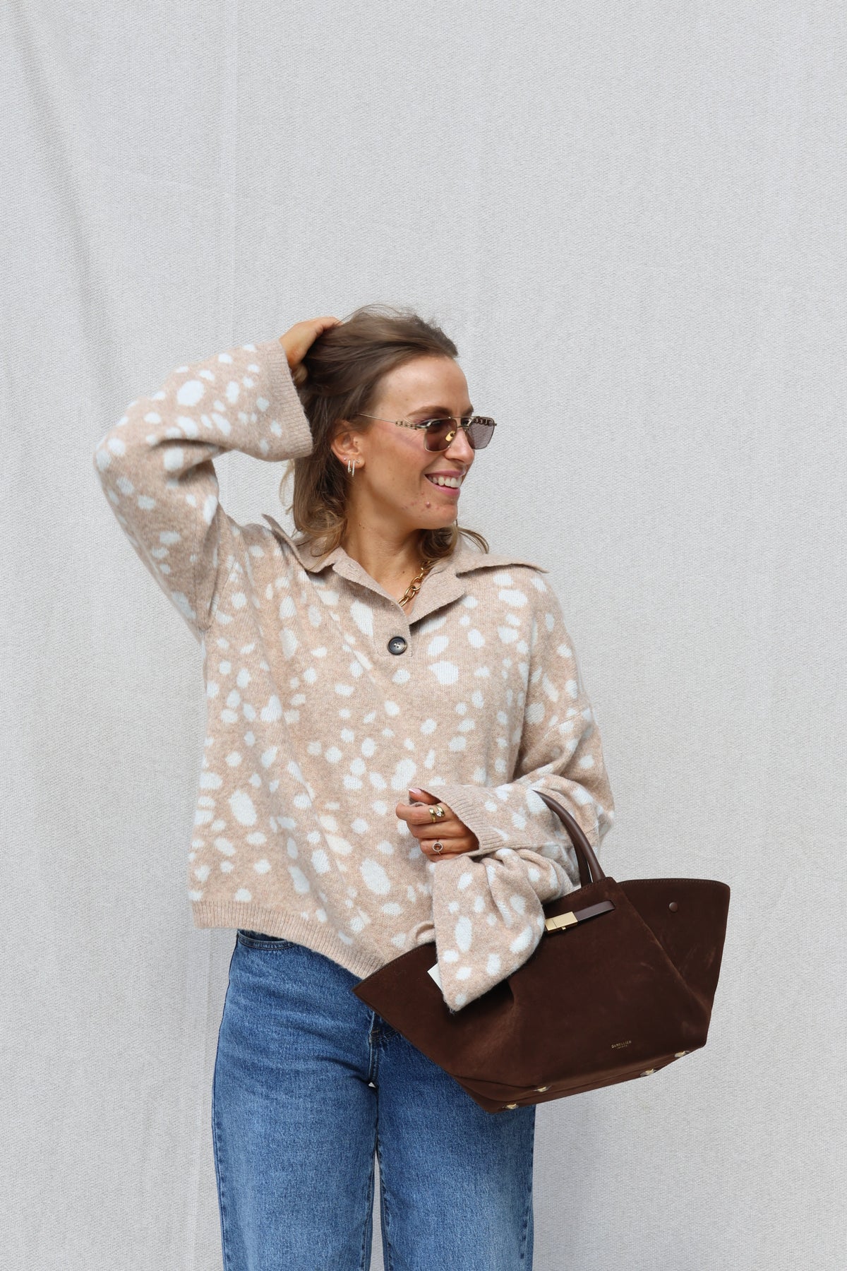 Bambi sjaaltje beige