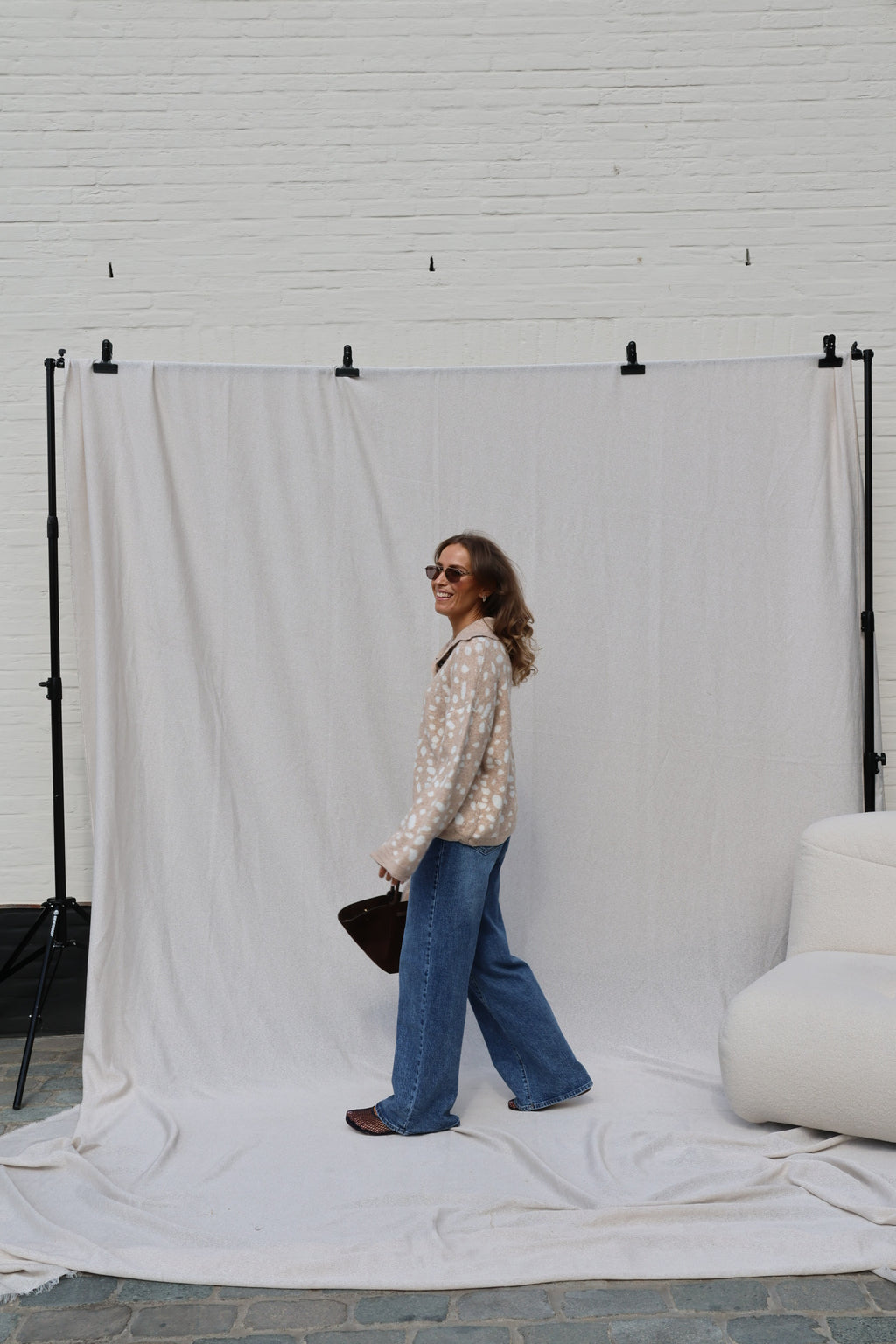 Jolie wide leg jeans dark denim