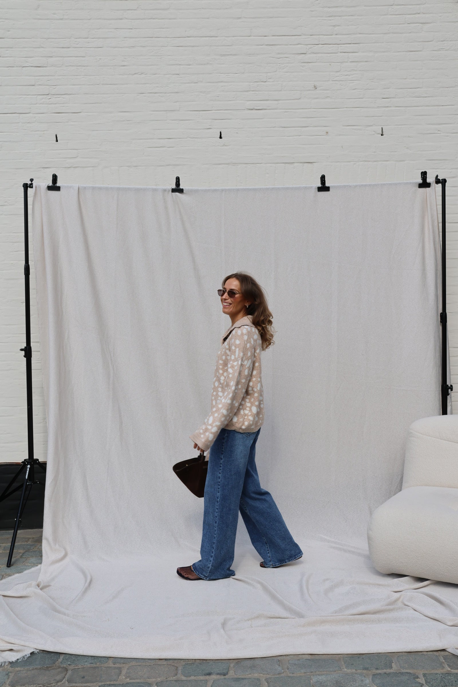 Jolie wide leg jeans dark denim