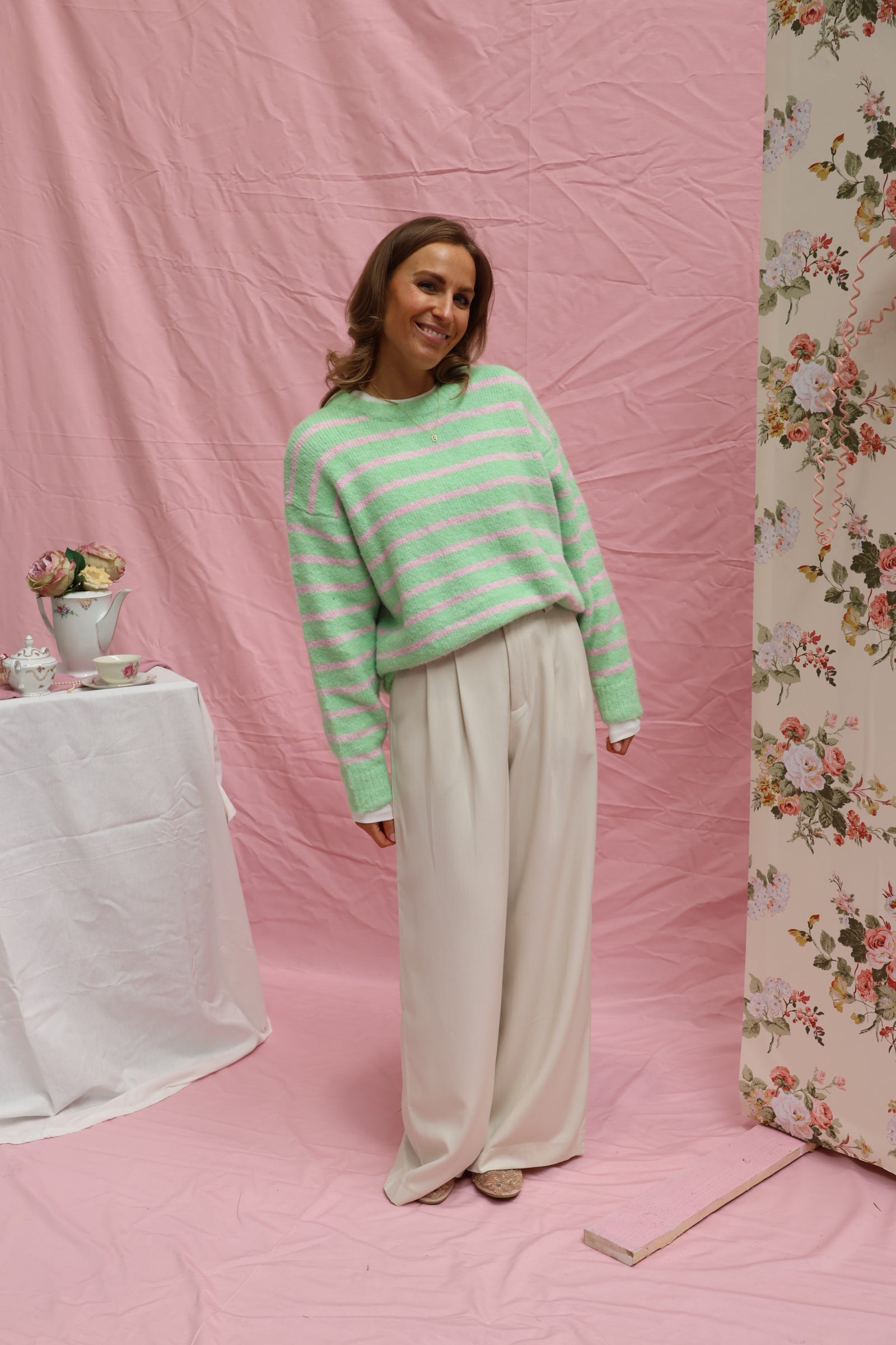 Matilda beige trousers