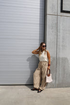 Lena cargo trousers beige