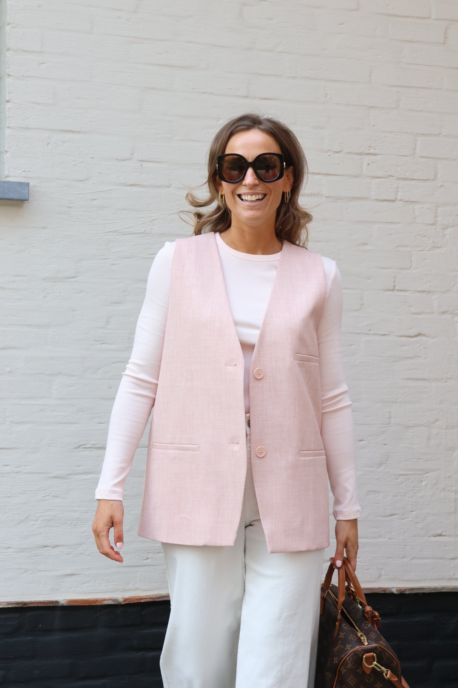 Maelle longsleeve lichtroze