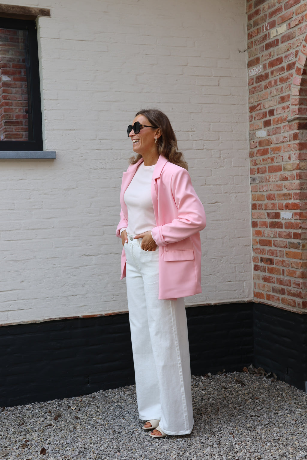 Maelle longsleeve lichtroze