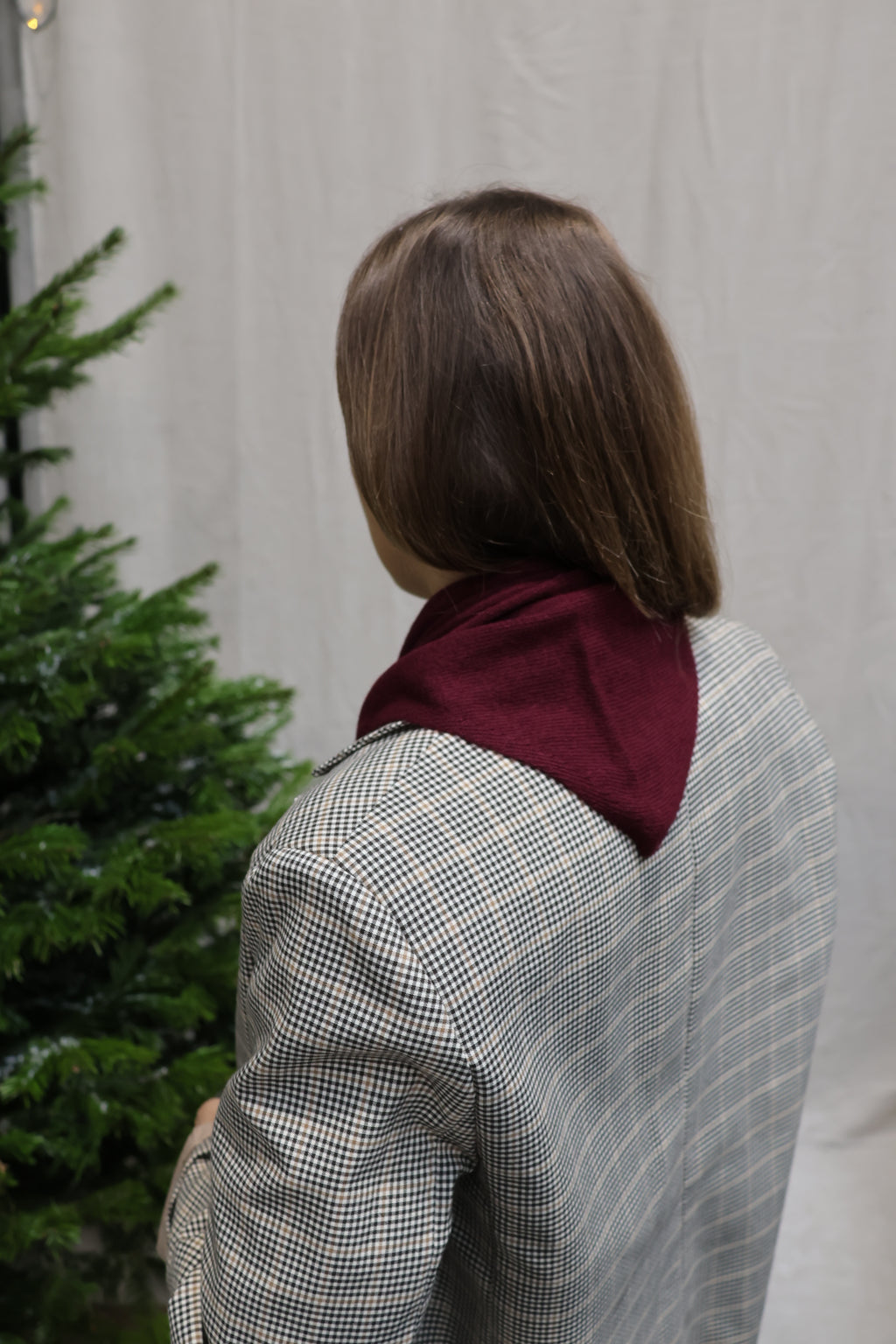 Phaebo scarf bordeaux