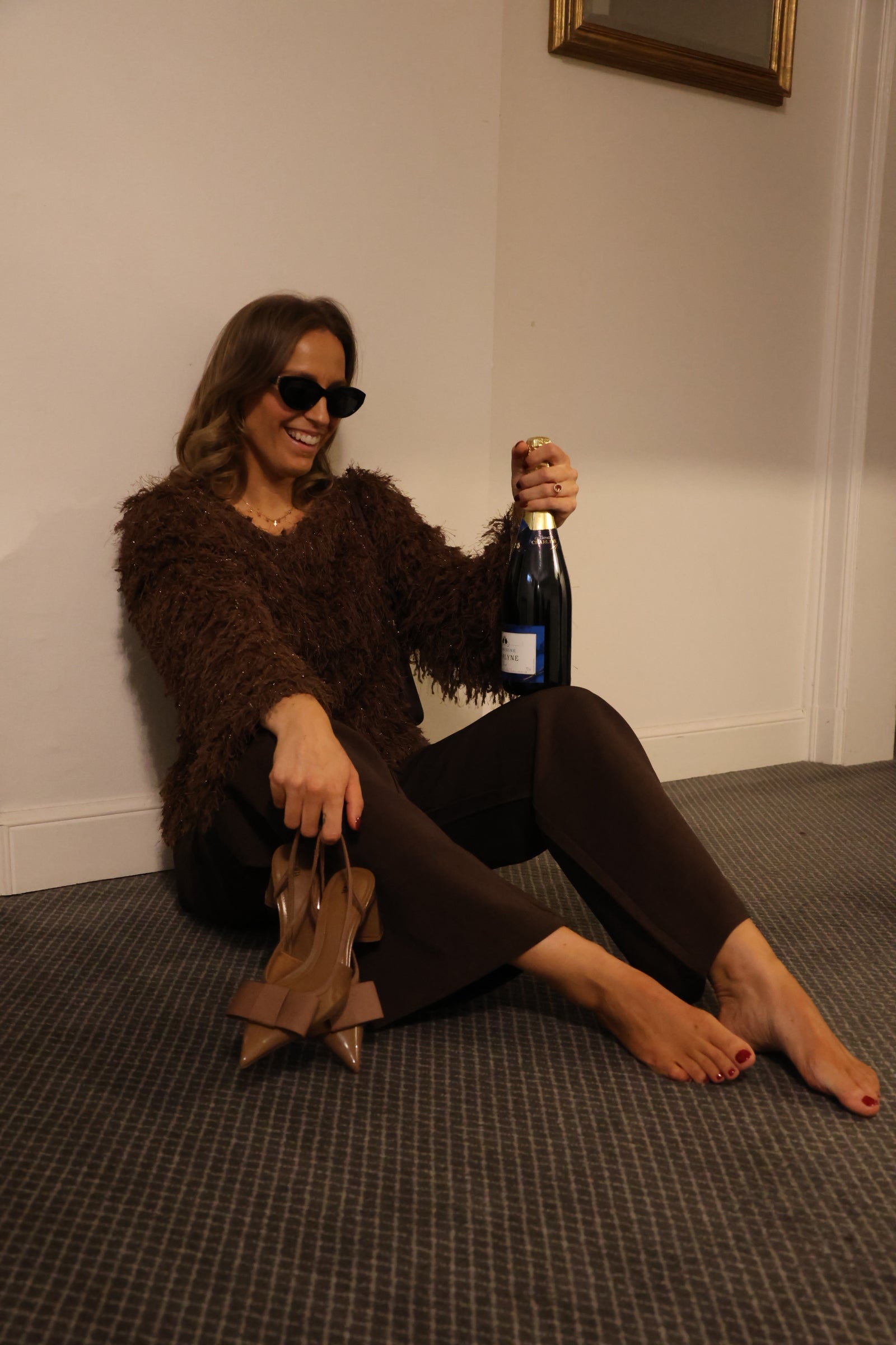 Holly fluffy top brown