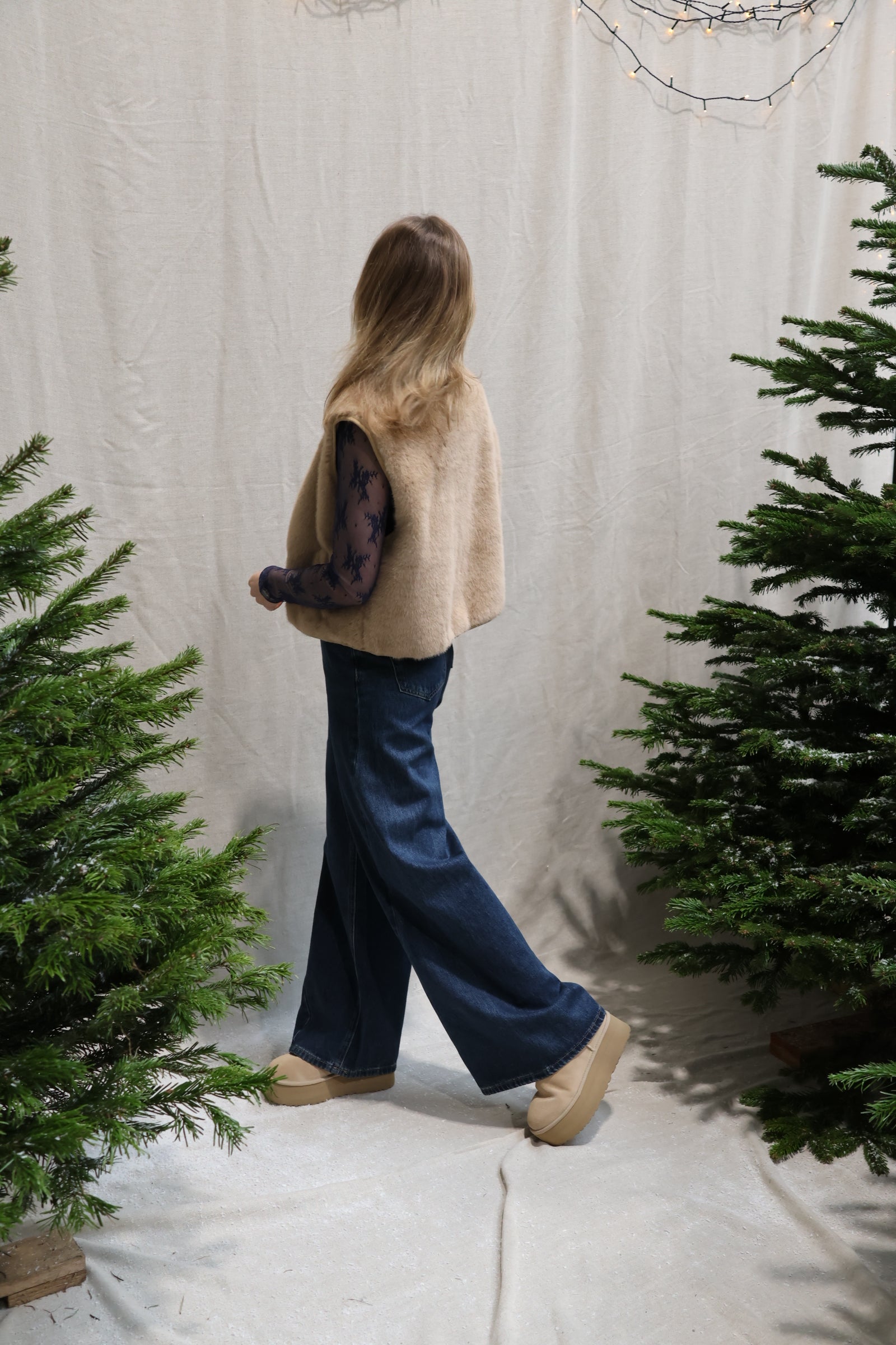 Antoinette palazzo jeans dark blue