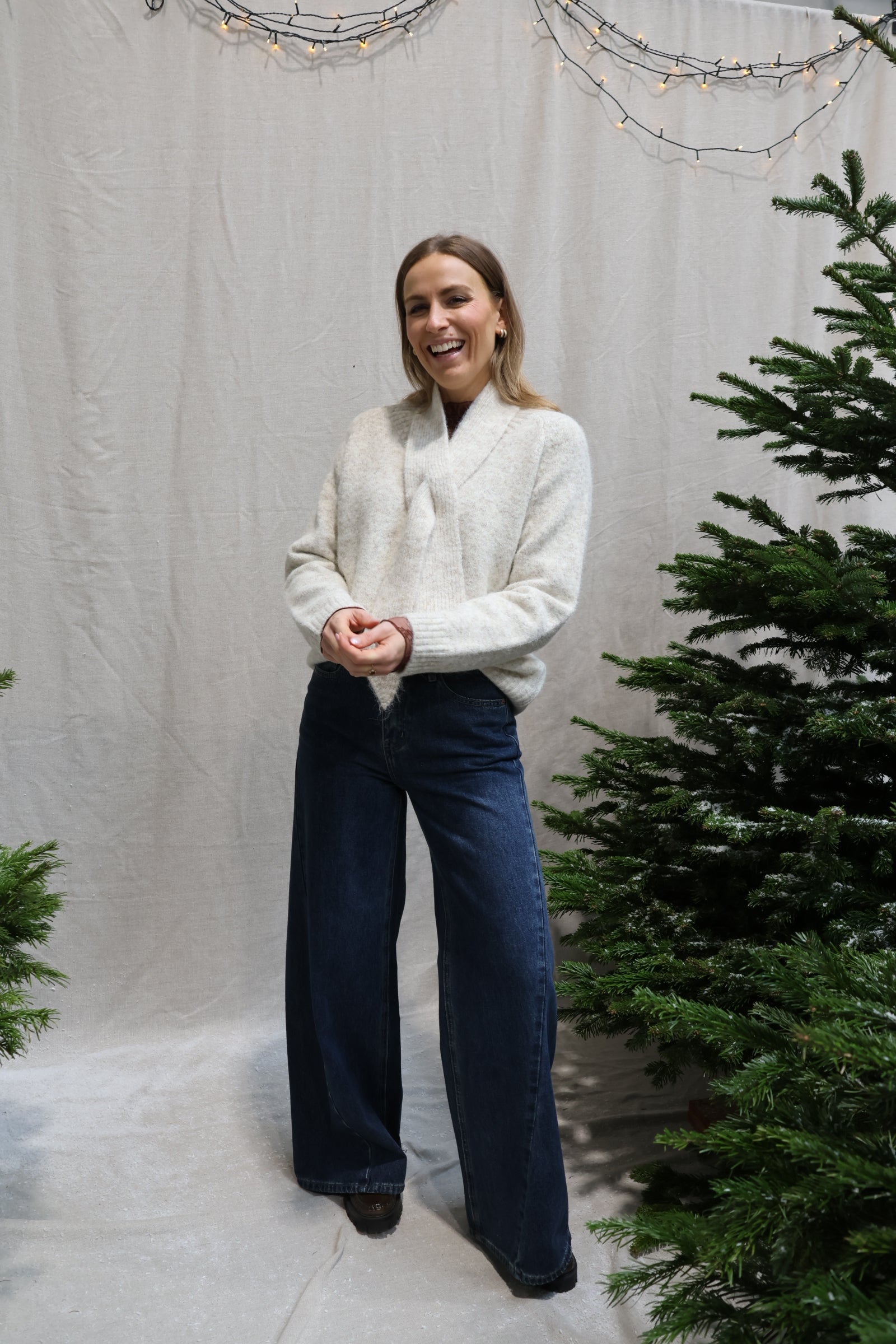 Antoinette palazzo jeans dark blue