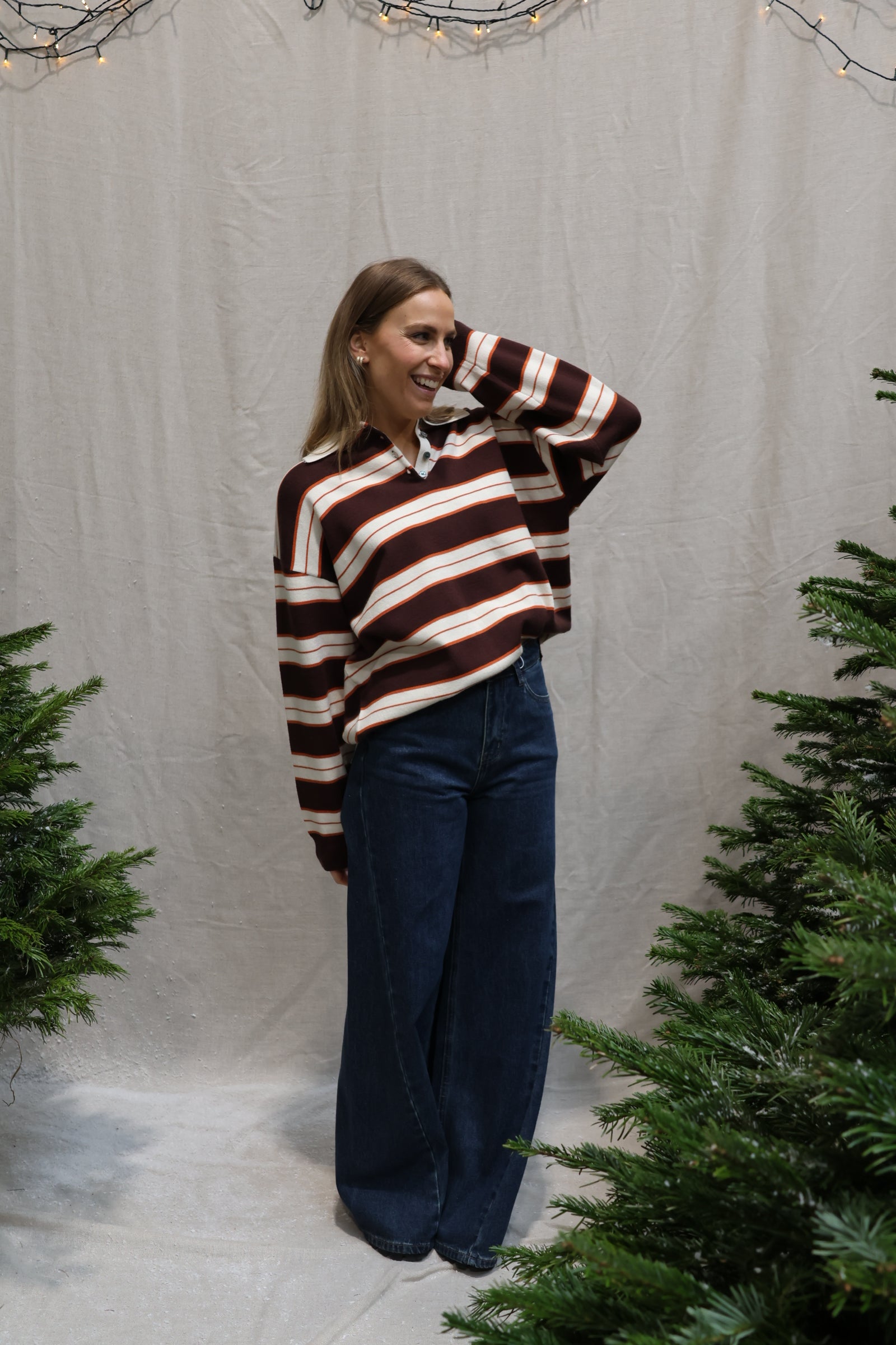 Antoinette palazzo jeans dark blue