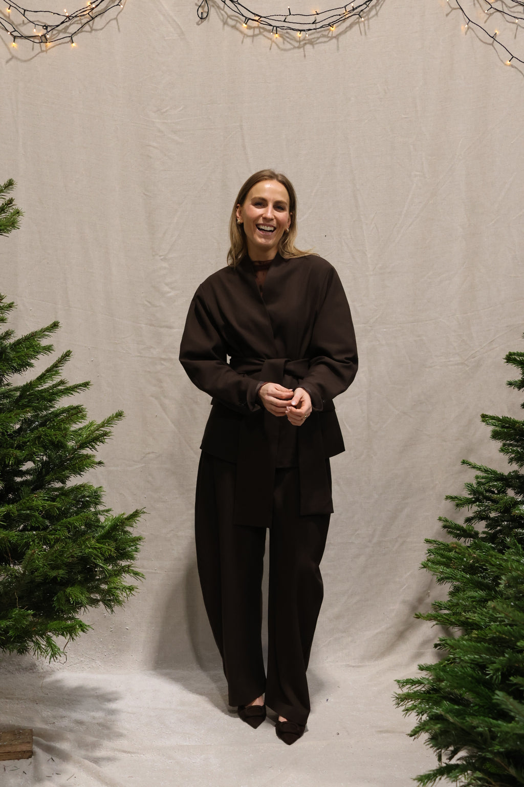 Ophélie balloon trousers brown