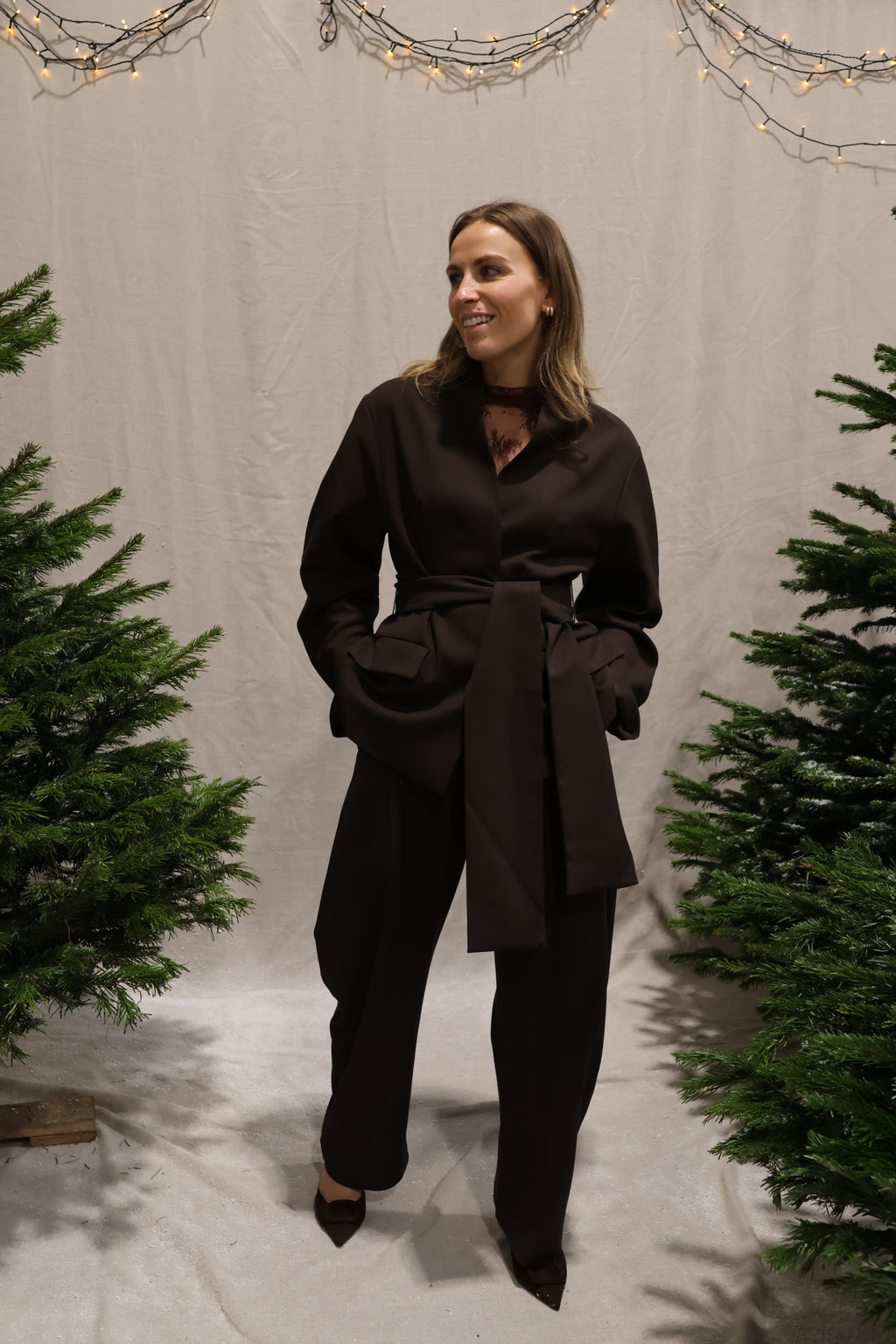 Ophélie balloon trousers brown