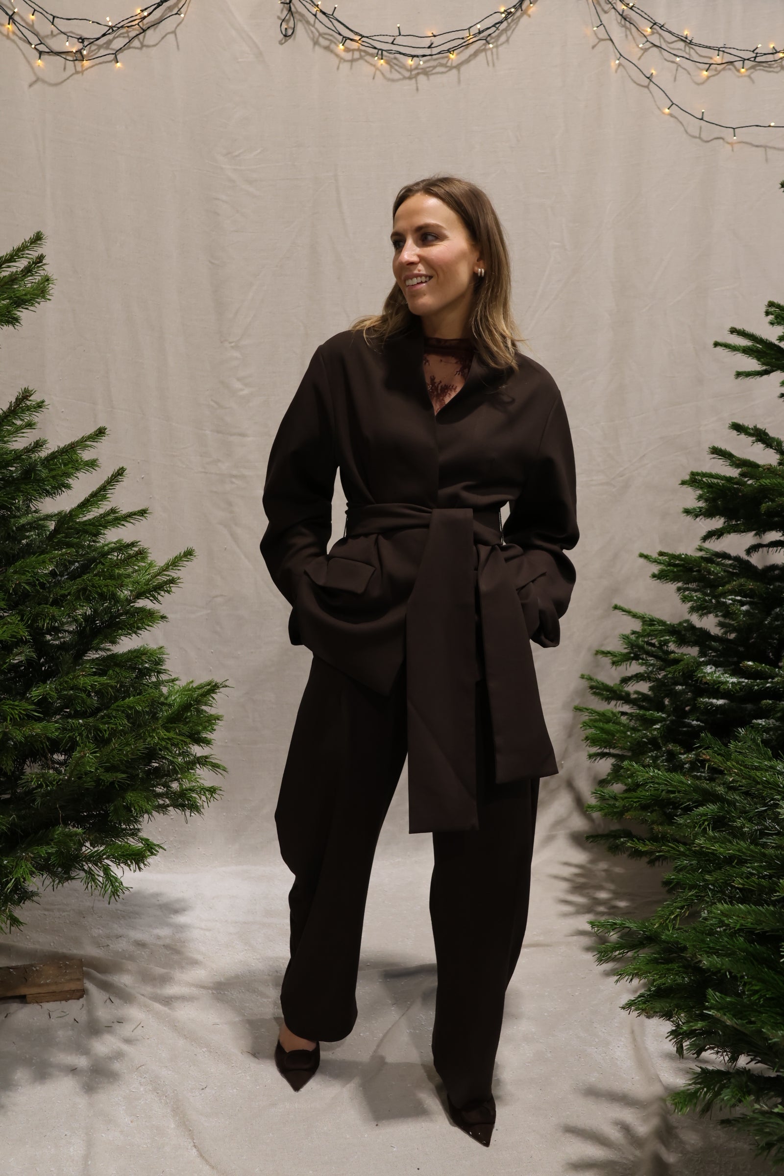 Ophélie balloon trousers brown