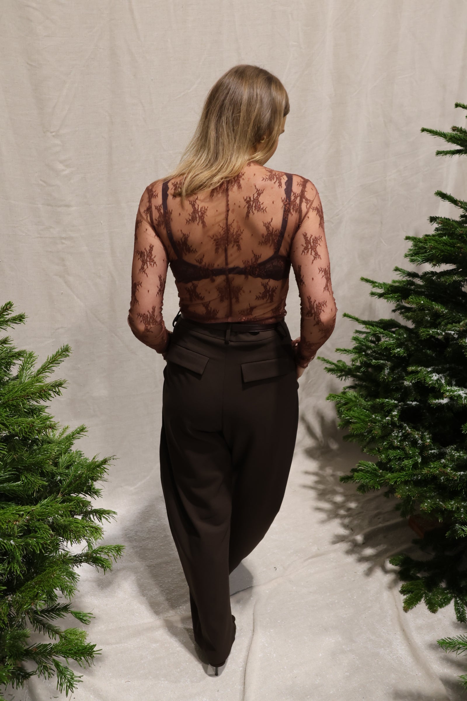 Ophélie balloon trousers brown