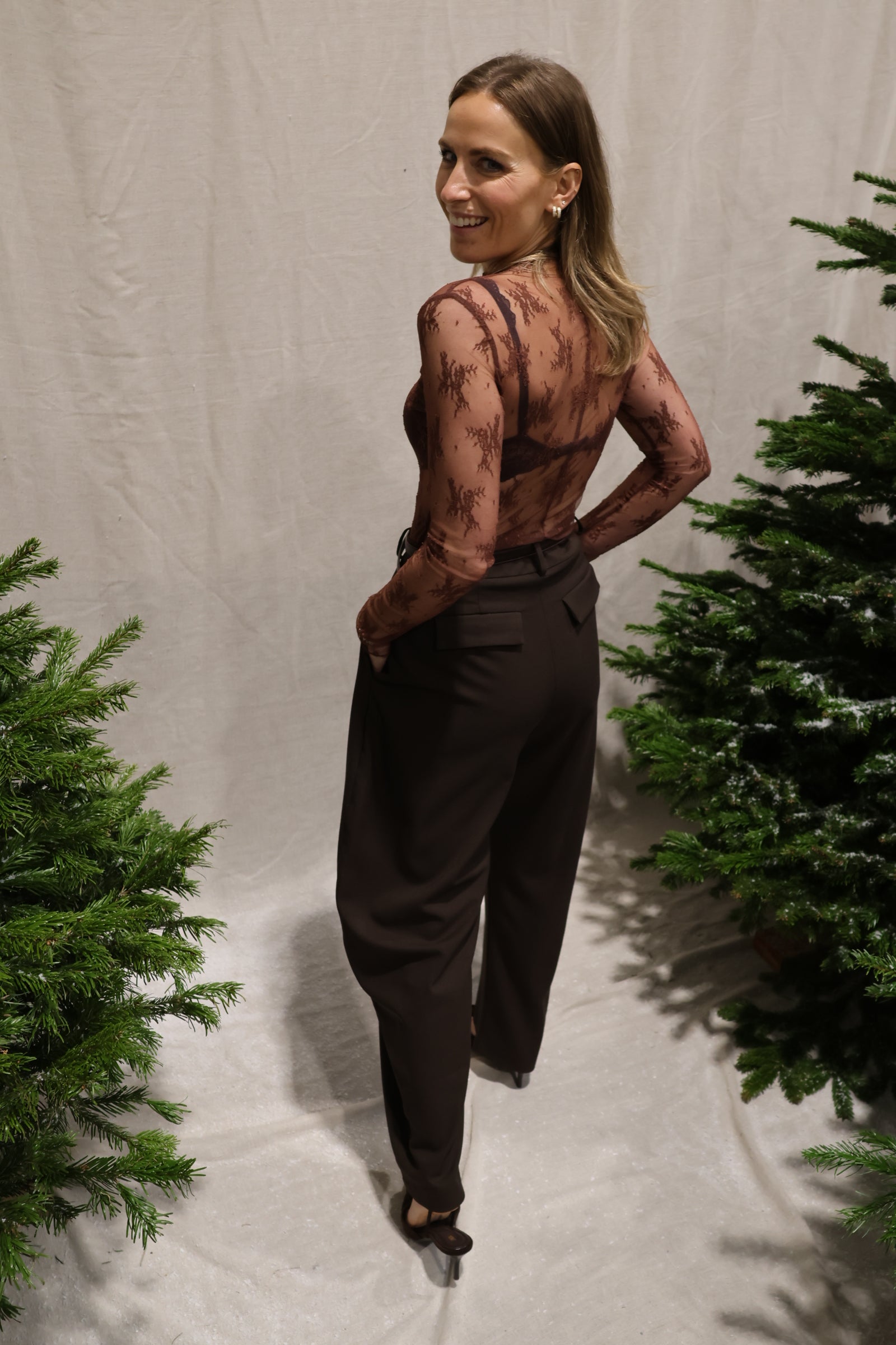 Ophélie balloon trousers brown