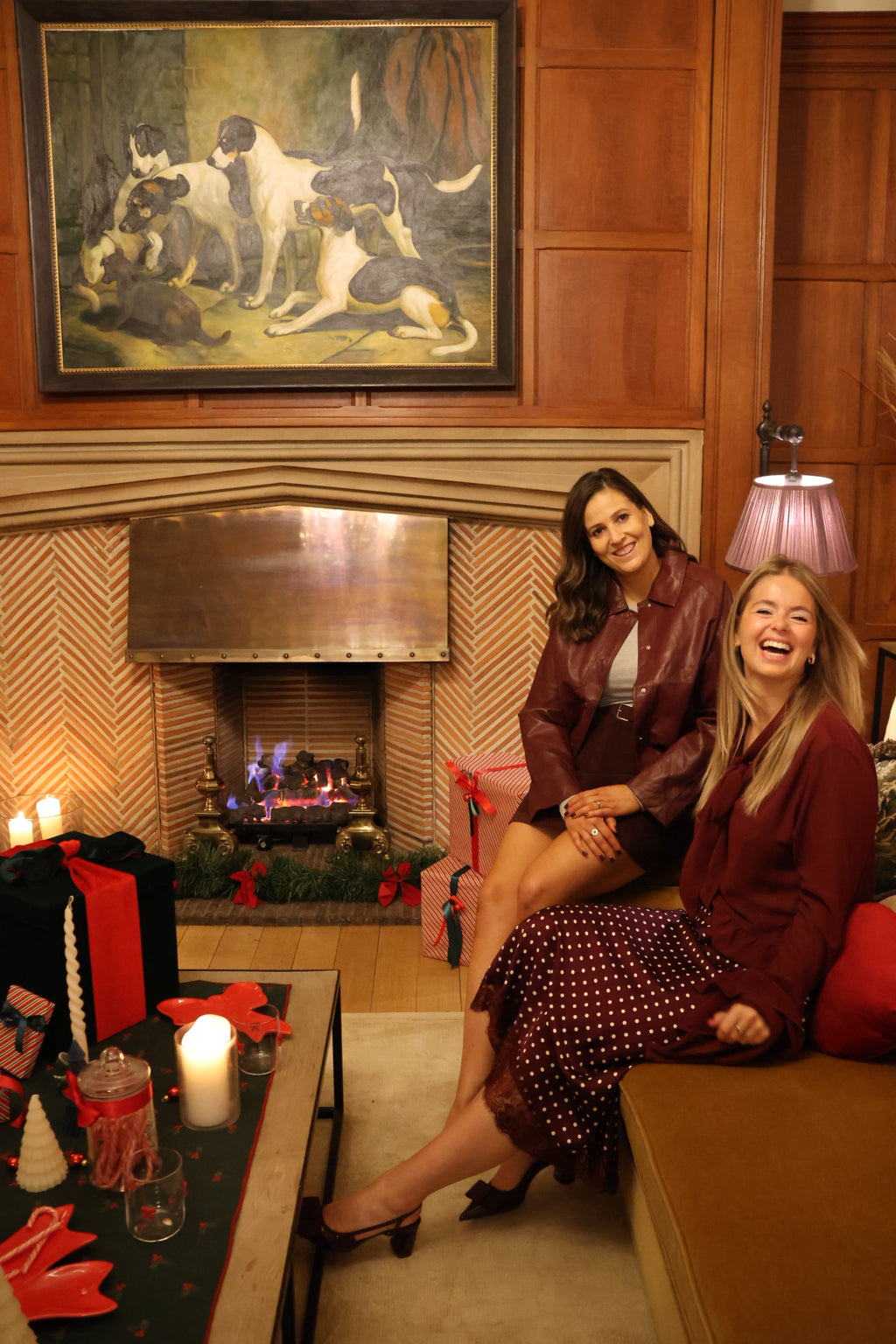 Laurie PU jacket bordeaux