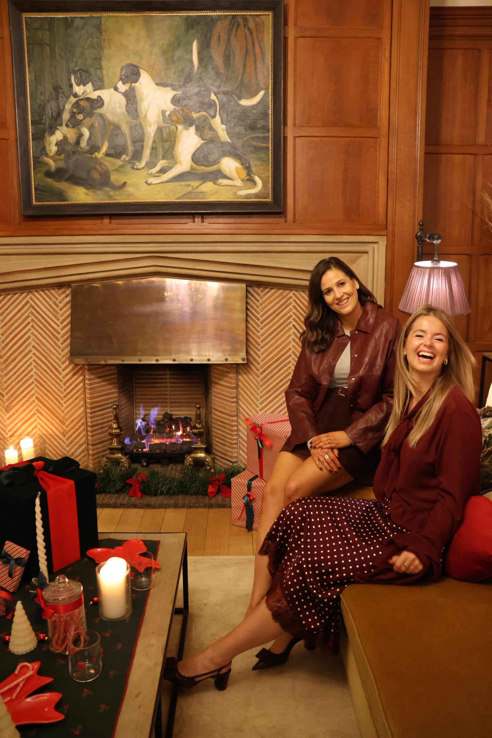 Laurie PU jacket bordeaux