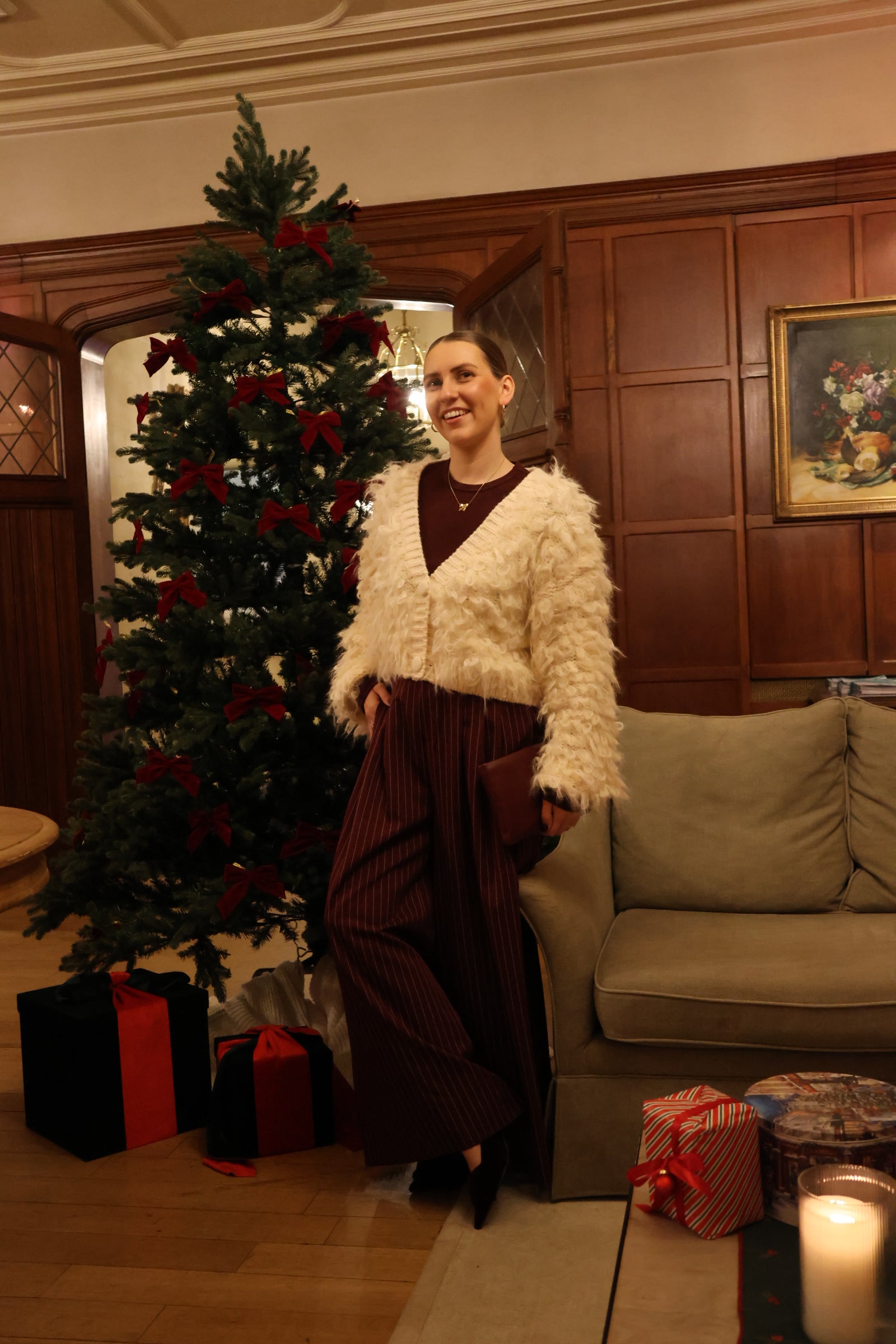 Lumi fluffy cardigan vanille