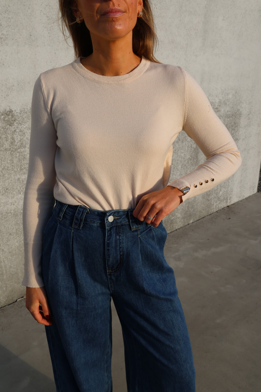 Emma pulletje lichtbeige