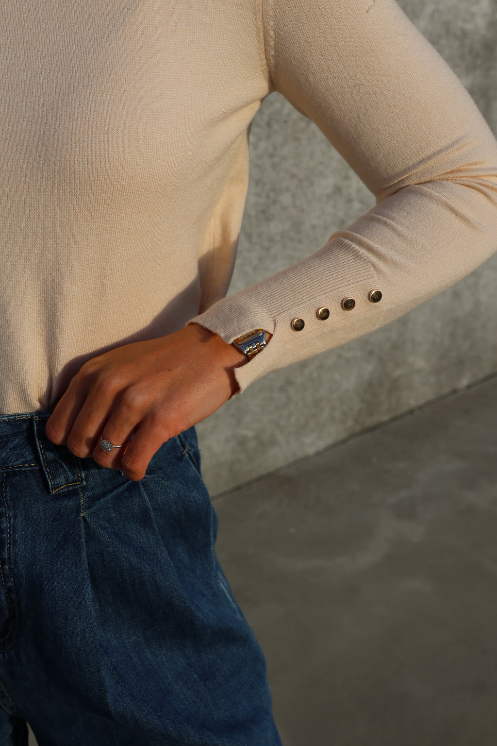 Emma pulletje lichtbeige