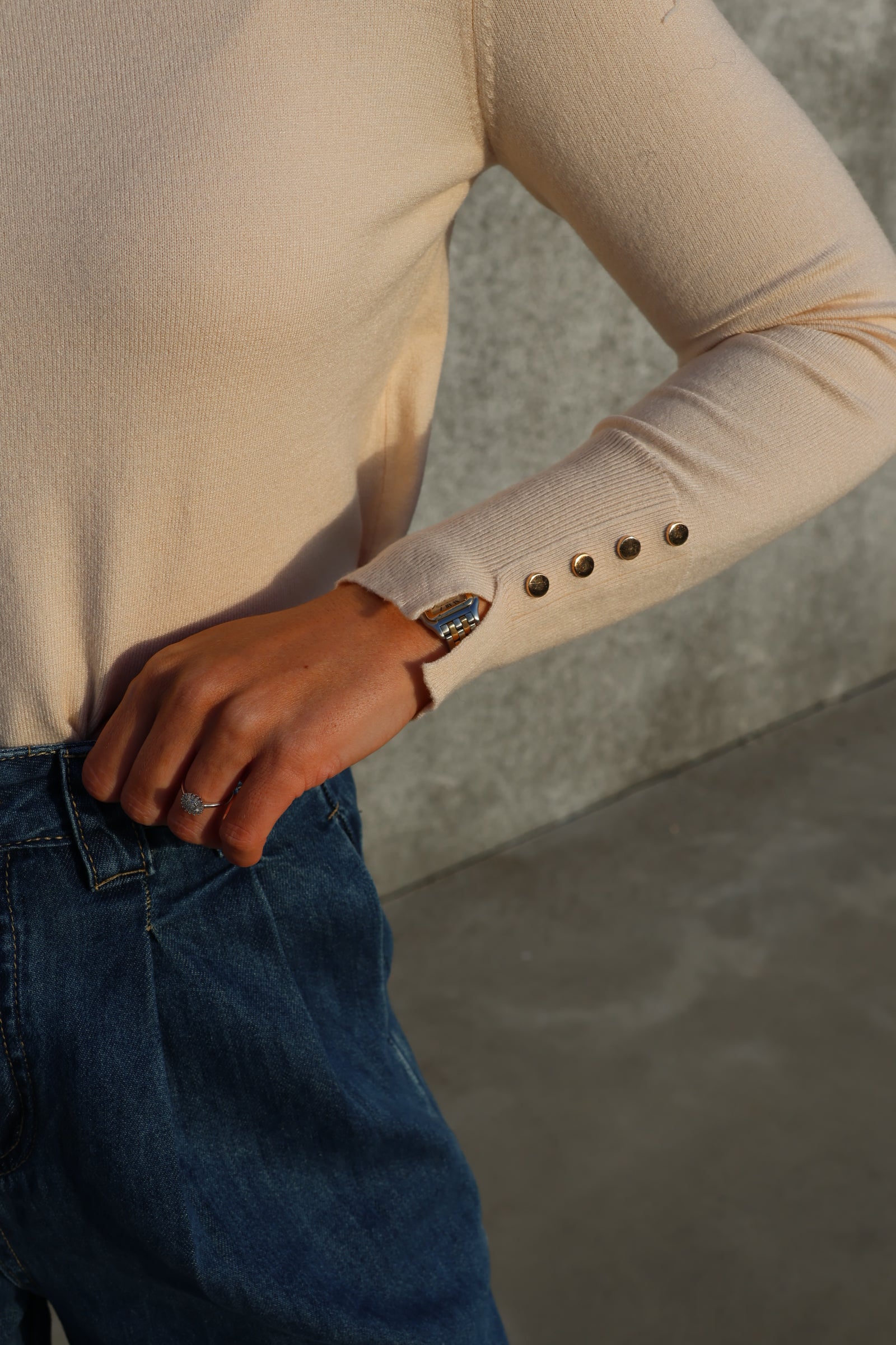 Emma pulletje lichtbeige