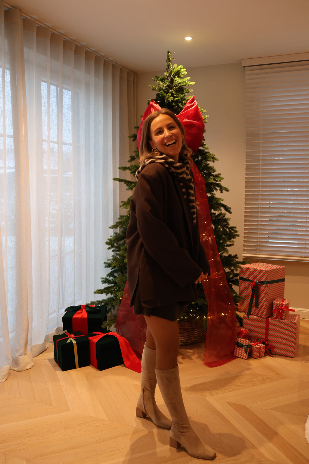 Maité set dark brown