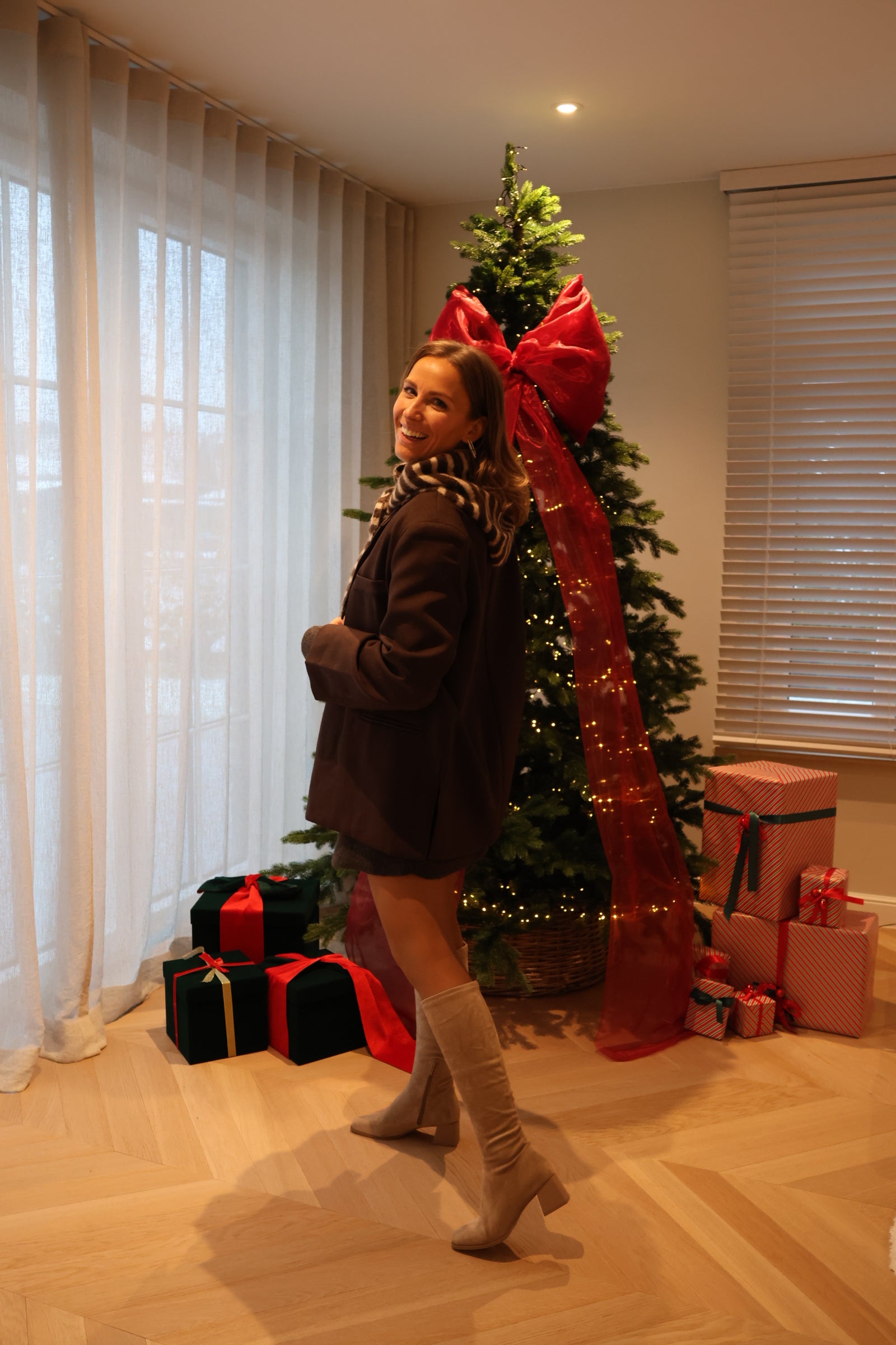 Maité set dark brown