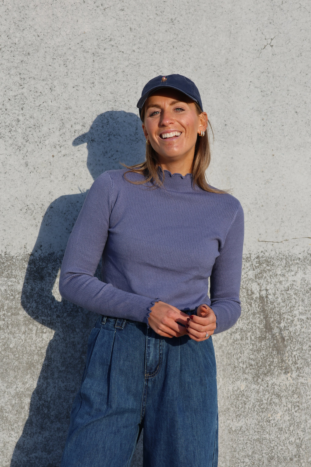 Julia pulletje denim blauw