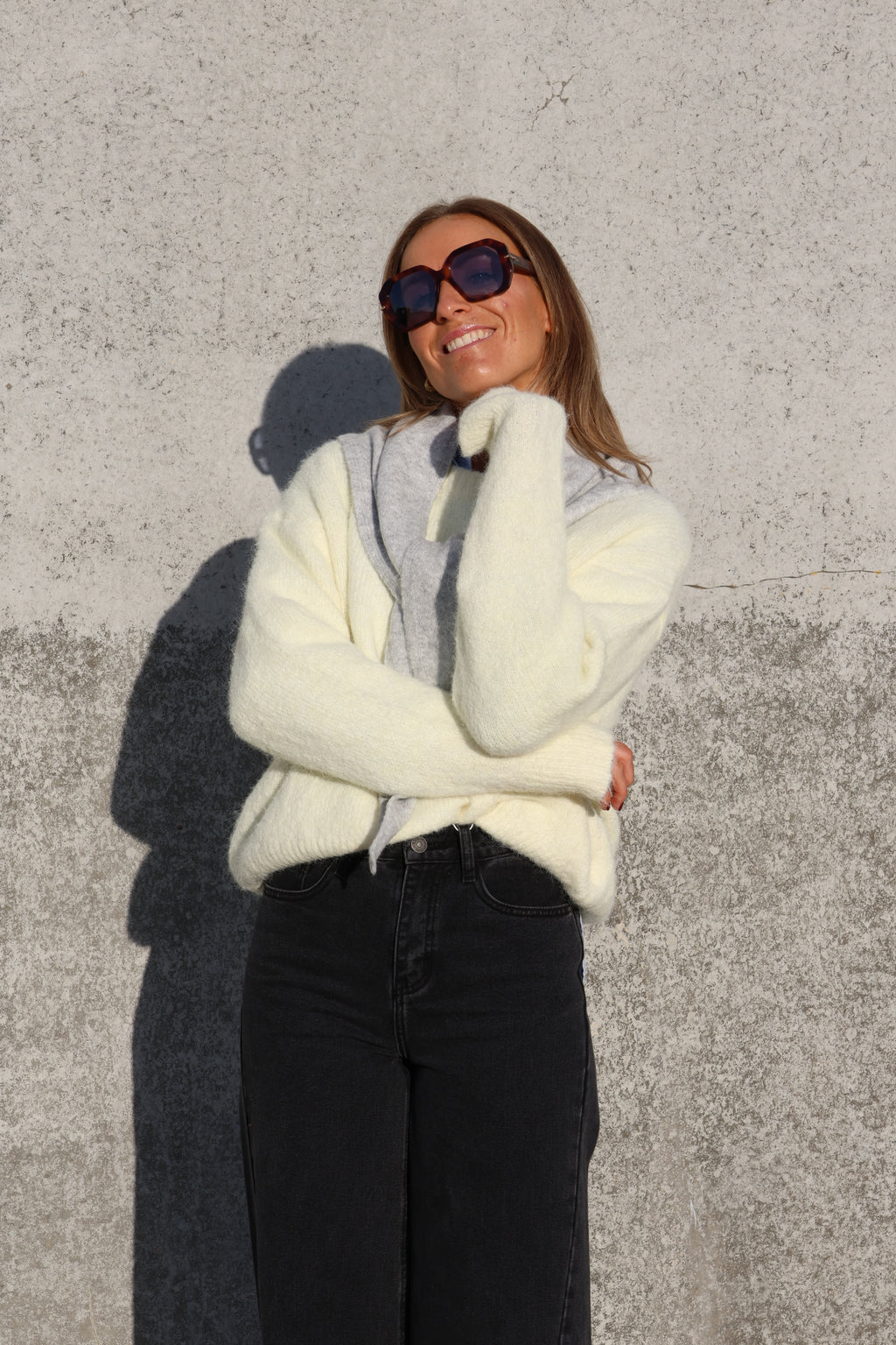 Alfie knit zachtgeel