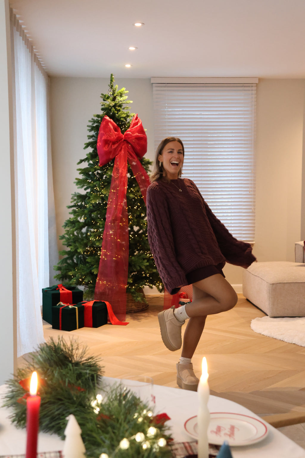 Elena skirt burgundy