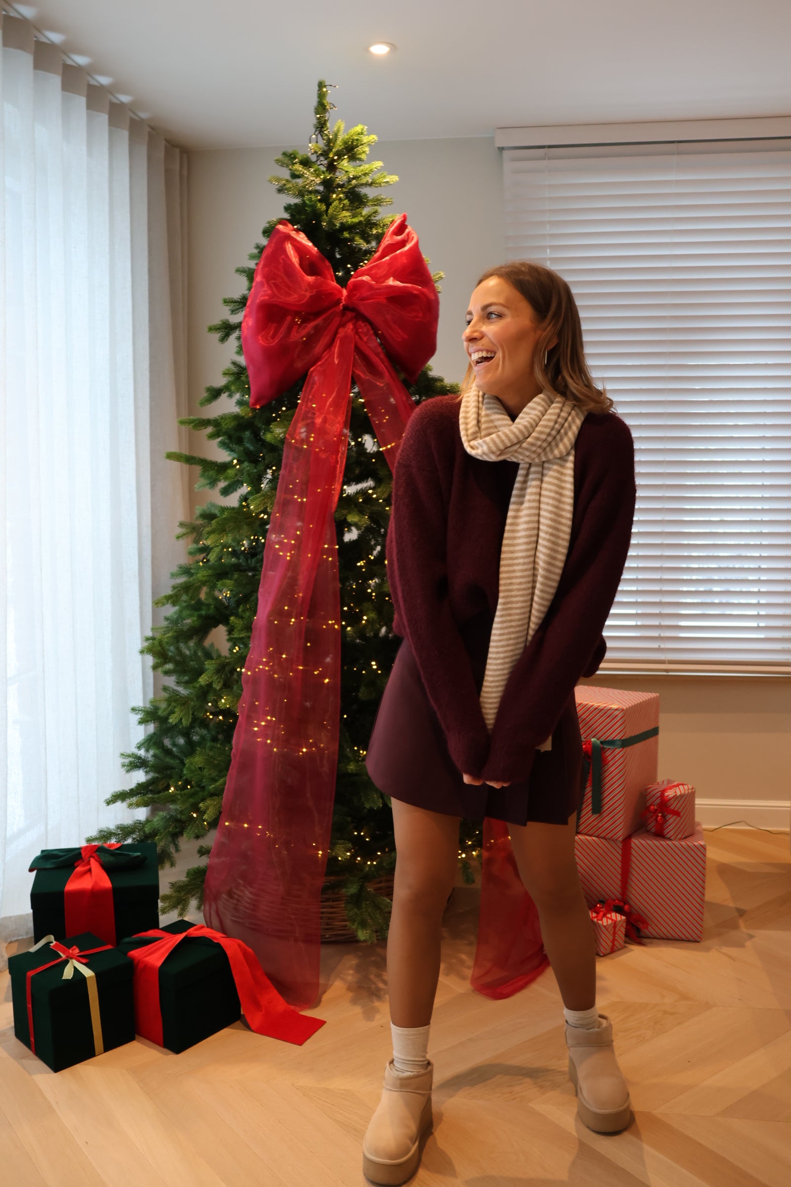 Elena skirt burgundy