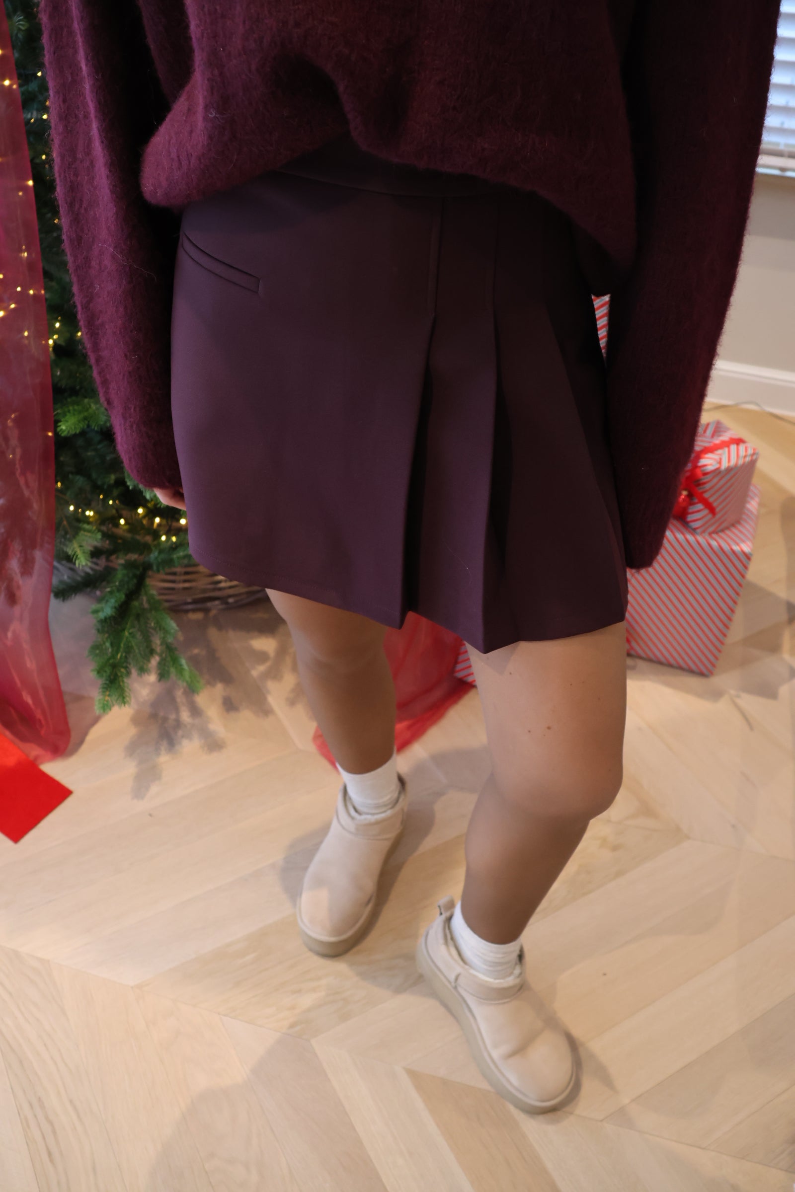 Elena skirt burgundy