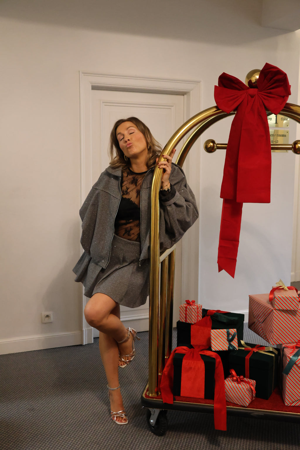 Stella sparkling jacket grey