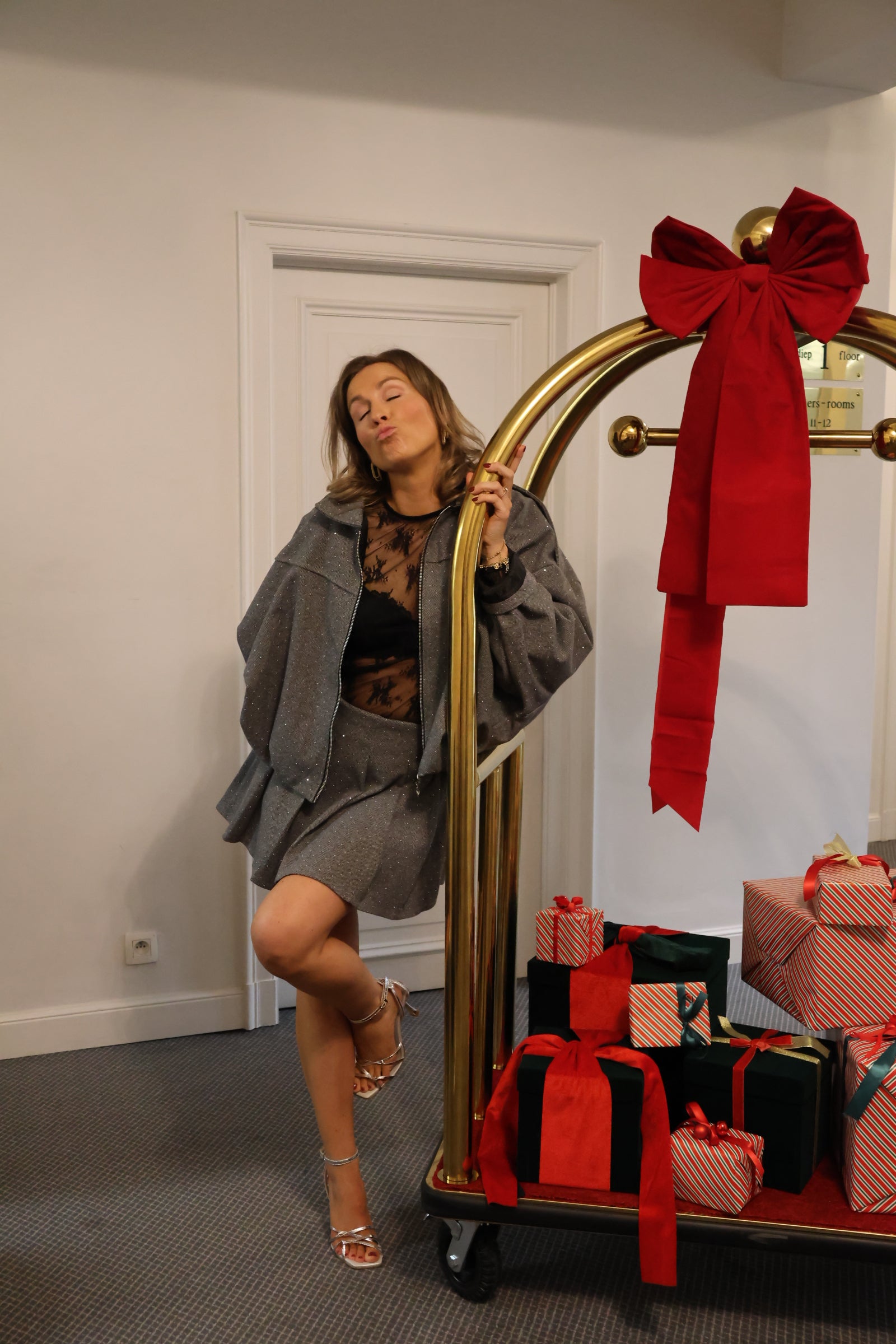 Stella sparkling jacket grey