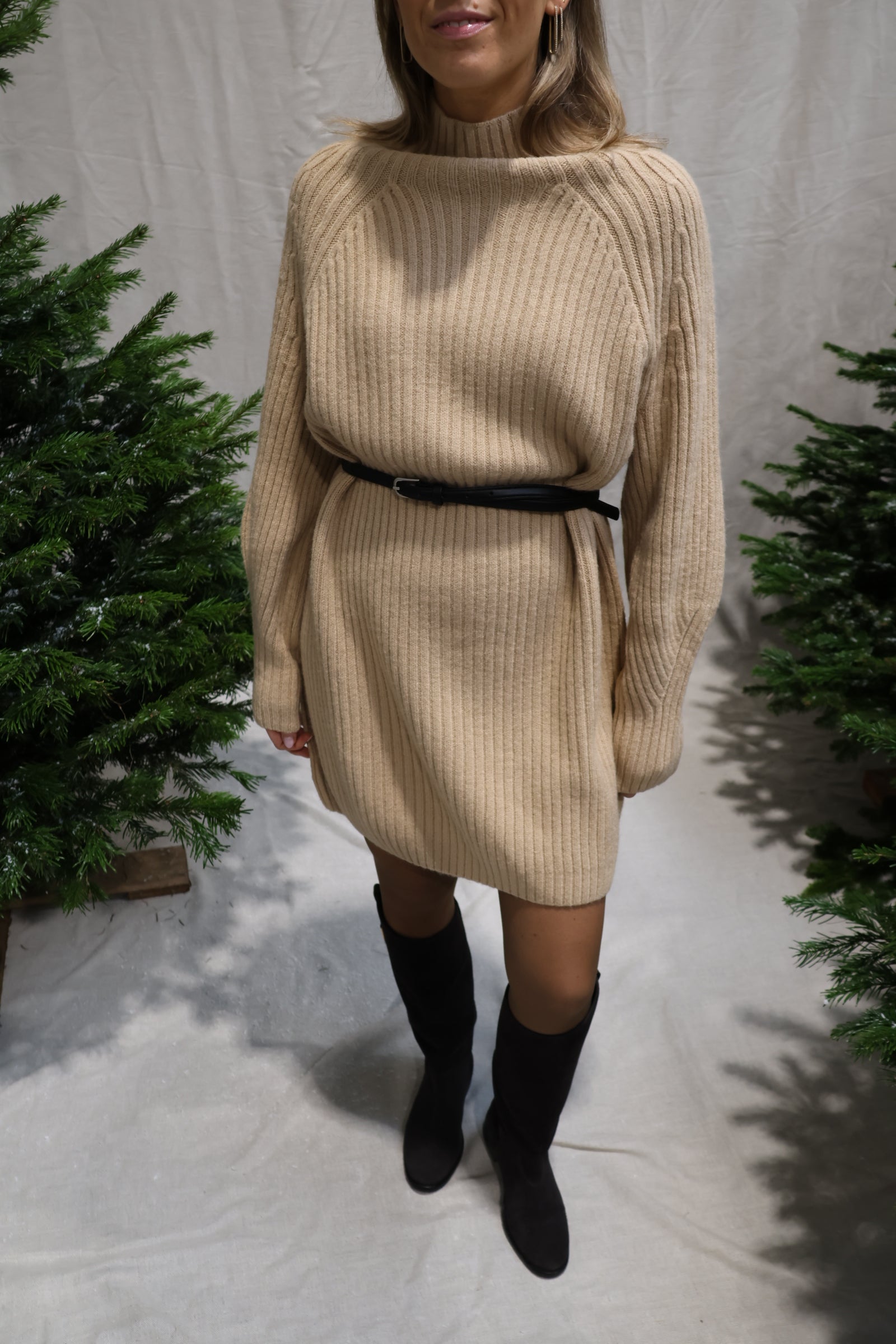 Odette winter dress camel