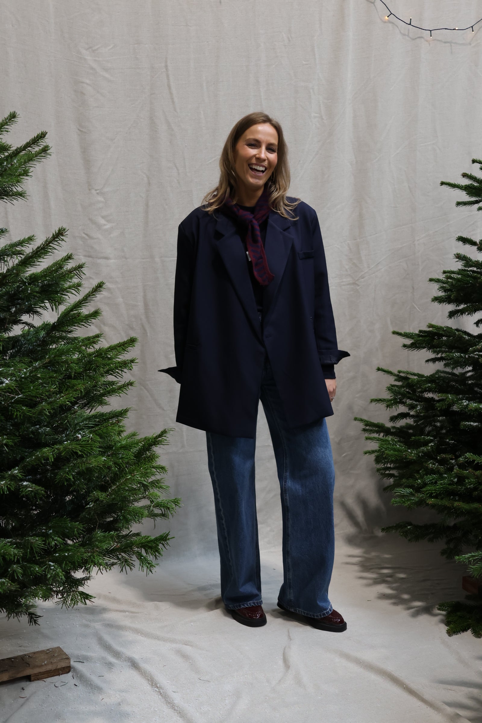 Bo blue wide leg jeans